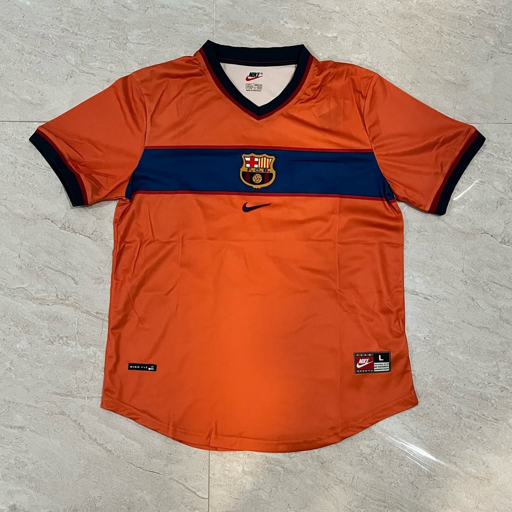 Barcelona 98-2000 Orange Third shirt/kit - Xavi #26 US SIZE LARGE